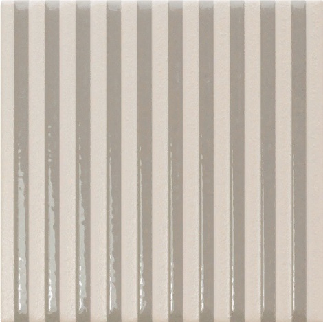 Керамическая плитка Wow Twister Er Dove Stone Taupe 129168, цвет бежевый, поверхность глянцевая матовая, квадрат, 125x125