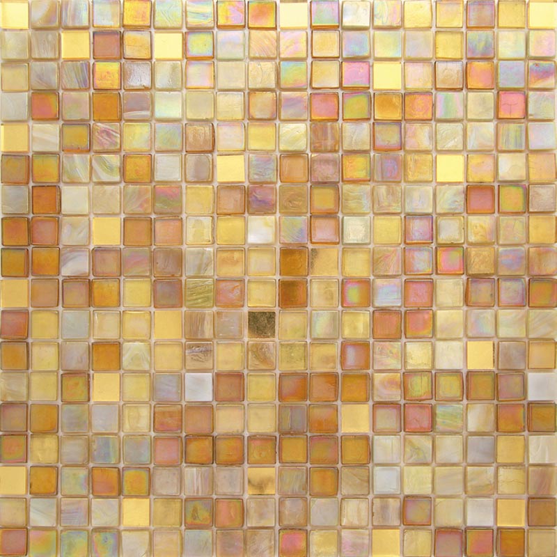 Мозаика Alma Mosaic Nibble 04/Chara(m), цвет бежевый, поверхность глянцевая, квадрат, 295x295