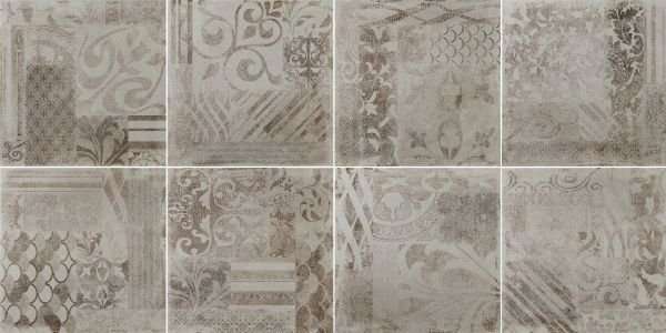 Декоративные элементы Mapisa Evoque Decore Sand Mix, цвет коричневый, поверхность матовая, квадрат, 607x607