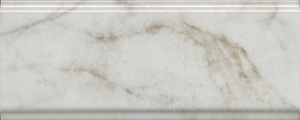 Бордюры Kerama Marazzi Серенада бордюр белый глянцевый BDA025R, цвет белый, поверхность глянцевая, прямоугольник, 120x300