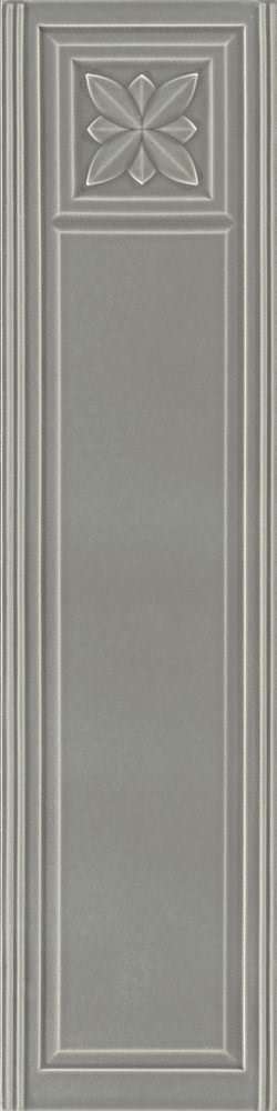 Декоративные элементы Grazia Epoque Medici Grey Craquele MED4, цвет серый, поверхность глянцевая, прямоугольник, 200x800