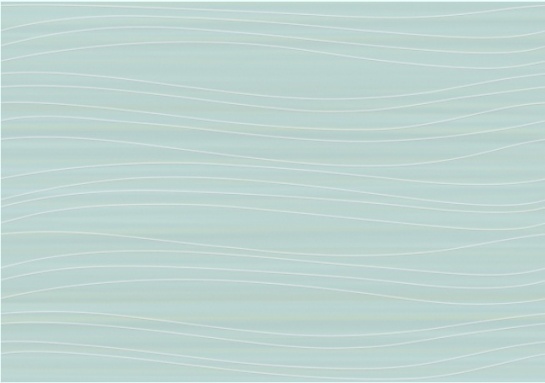 Керамическая плитка Piastrella Рифлессо Росса Люкс Голубая, цвет голубой, поверхность глянцевая, прямоугольник, 280x400