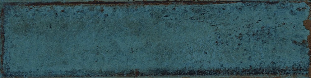 Керамическая плитка Cifre Alchimia Blue, цвет синий, поверхность глянцевая, под кирпич, 75x300