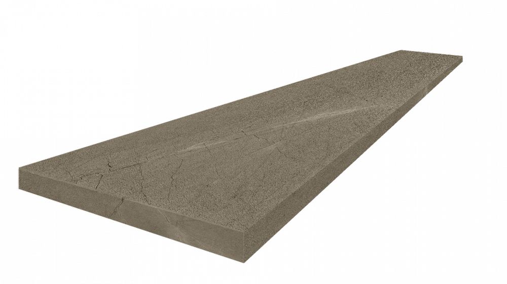 Ступени Coliseumgres Fiamma Bronze Scal.60 Ang.sx 620070002389, цвет коричневый, поверхность натуральная, прямоугольник, 330x600