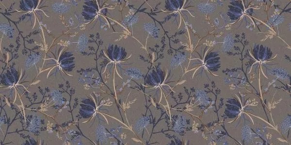 Декоративные элементы Ariana Floralia Ombrelle Rect 020227512, цвет серый синий, поверхность матовая, прямоугольник, 600x1200