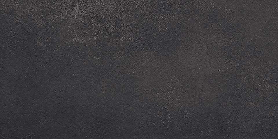 Керамогранит FMG Roads Dark Depth Smooth P63202, цвет чёрный тёмный, поверхность матовая, прямоугольник, 300x600