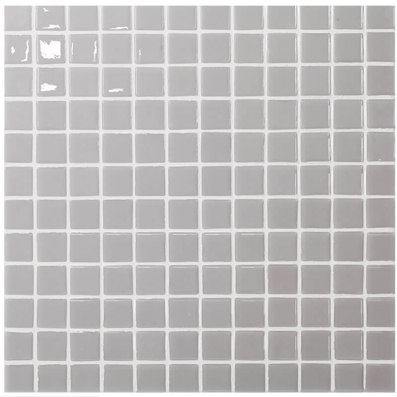 Мозаика Vidrepur Colors № 109 (На Сцепке), цвет серый, поверхность глянцевая, прямоугольник, 317x396