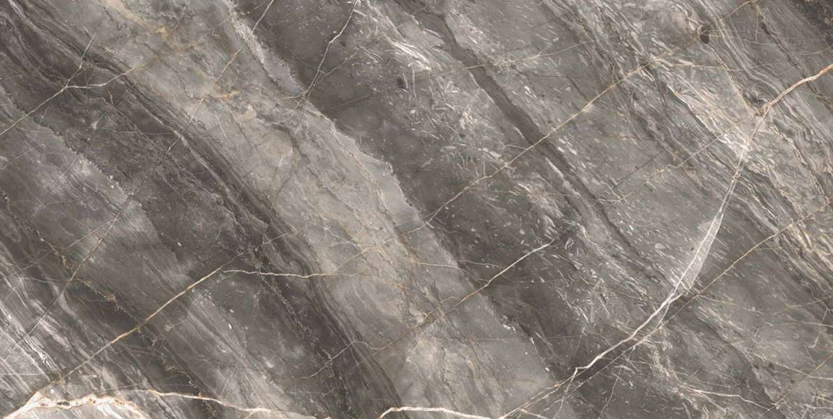 Керамогранит Aleyra Dolce Gold Lap, цвет чёрный, поверхность лаппатированная, прямоугольник, 600x1200
