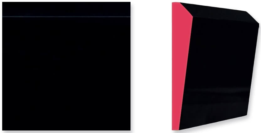 Керамическая плитка Heralgi Side Black Fuchsia Fluor, цвет разноцветный, поверхность глянцевая, квадрат, 150x150