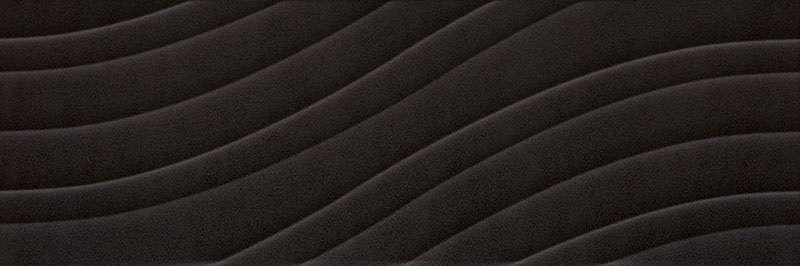 Керамическая плитка Paradyz Glitter Mood Nero Sciana C Struktura Rekt., цвет чёрный, поверхность структурированная, прямоугольник, 298x898