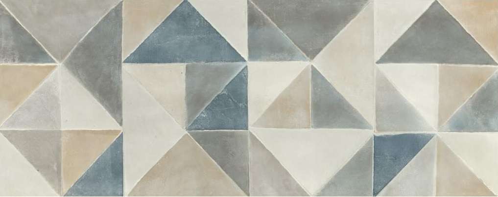Декоративные элементы Naxos Surface Karioca 93371, цвет белый серый бежевый синий, поверхность матовая, прямоугольник, 312x797