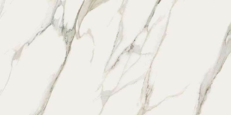 Керамогранит ABK Sensi Signoria Calacatta Michelangelo Nat PF60010396, цвет белый серый, поверхность натуральная, прямоугольник, 600x1200