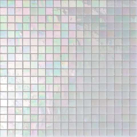 Мозаика Alma Mosaic Smalto SM16, цвет белый, поверхность глянцевая, квадрат, 150x150