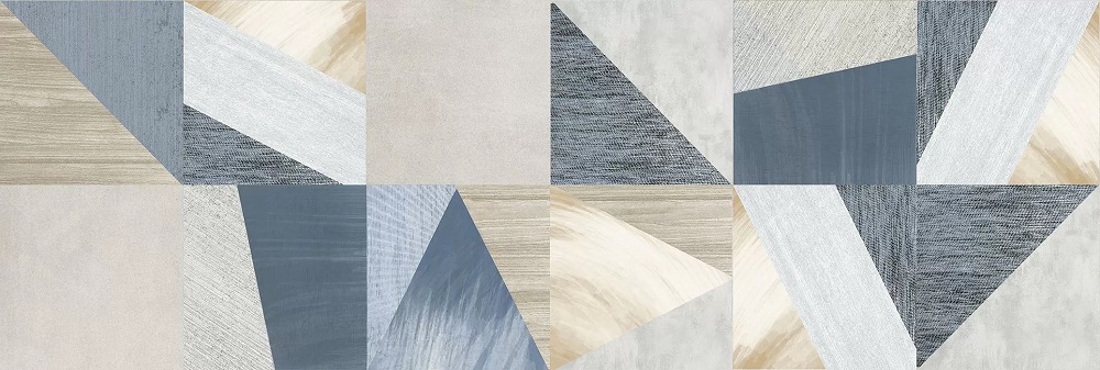 Декоративные элементы Alborz Ceramic Zhanti Decor, цвет серый синий, поверхность матовая, прямоугольник, 300x900