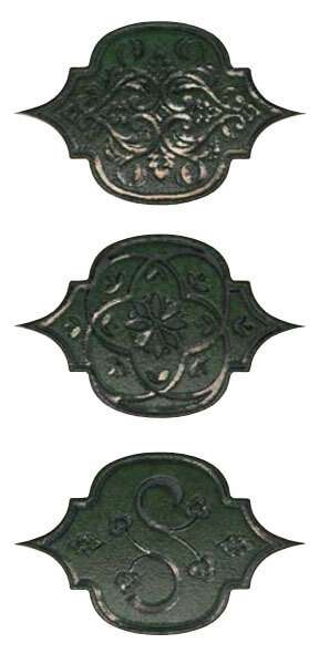 Вставки Petracers Unico Tozzetto Metal Smeraldo, цвет зелёный, поверхность лаппатированная, прямоугольник, 290x450