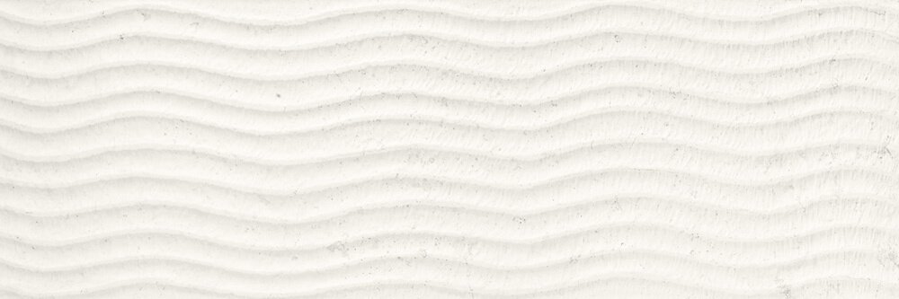 Керамогранит Porcelanite Dos 9529 White Reliev Elypse, цвет белый, поверхность матовая, прямоугольник, 300x900