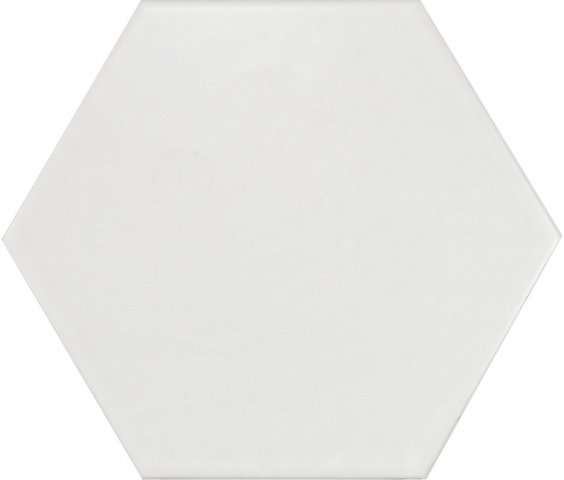 Керамогранит Equipe Hexatile Blanco Mate 20339, цвет белый, поверхность матовая, шестиугольник, 175x200