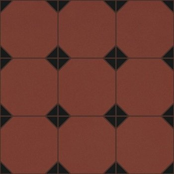 Декоративные элементы Vives Barnet Carron Terra, цвет терракотовый, поверхность матовая, квадрат, 316x316
