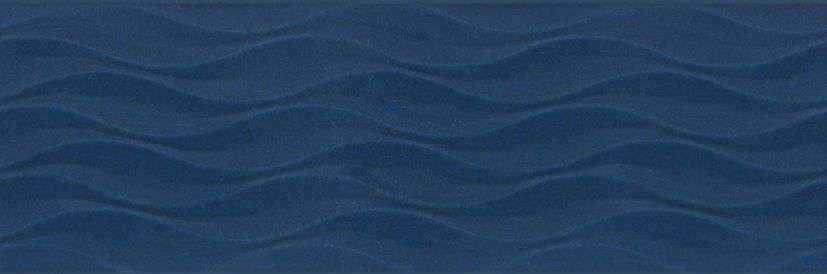 Керамическая плитка Mallol Sidney Azul, цвет синий, поверхность глянцевая, прямоугольник, 250x750