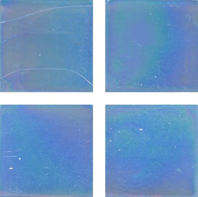 Мозаика Irida Fleur 15.R15(1), цвет синий, поверхность глянцевая, квадрат, 237x237