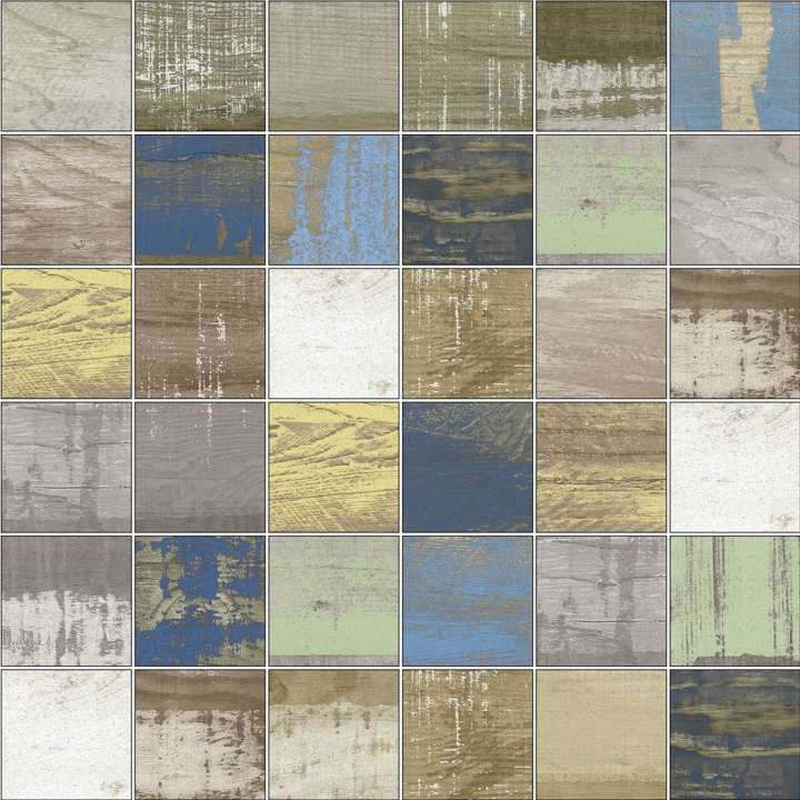 Мозаика Aparici Chalkwood Vestige Natural Mos 5X5, цвет разноцветный, поверхность матовая, квадрат, 298x298