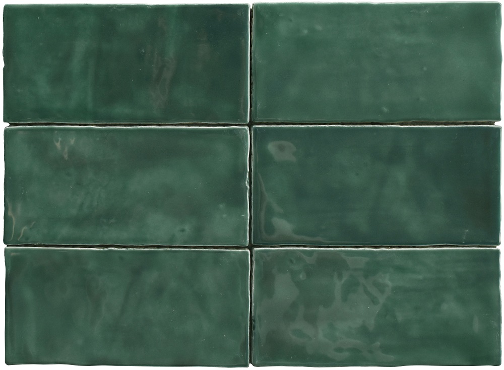 Керамическая плитка Sartoria Memorie Muschio Glossy SAME1013G, цвет зелёный, поверхность глянцевая, прямоугольник, 65x130