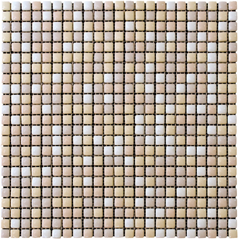 Мозаика Natural Mosaic Flex TC-07 (Стекло), цвет бежевый, поверхность глянцевая, квадрат, 315x315