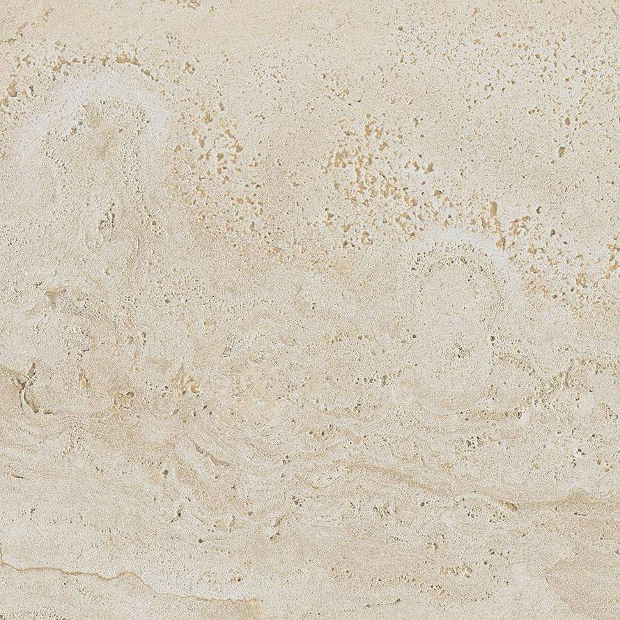 Широкоформатный керамогранит Provenza Unique Travertine Minimal Cream Naturale ELLA, цвет бежевый, поверхность натуральная, квадрат, 1200x1200
