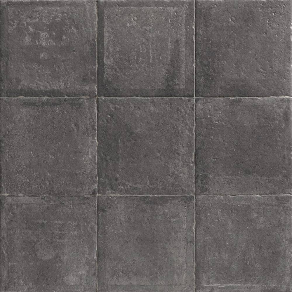 Керамогранит Mainzu Norland Black, цвет чёрный, поверхность матовая, квадрат, 200x200