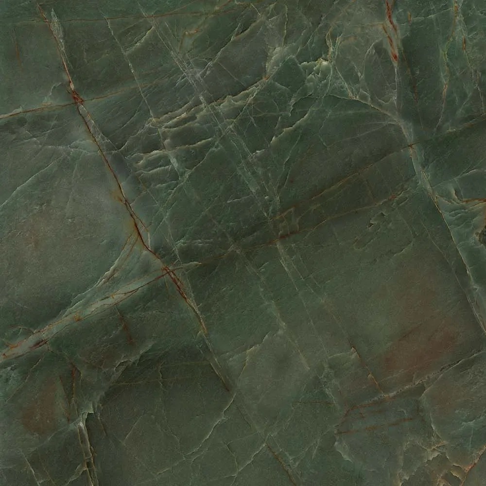 Широкоформатный керамогранит Urbatek Emerald Green Polished 100303054, цвет зелёный, поверхность полированная, квадрат, 1200x1200
