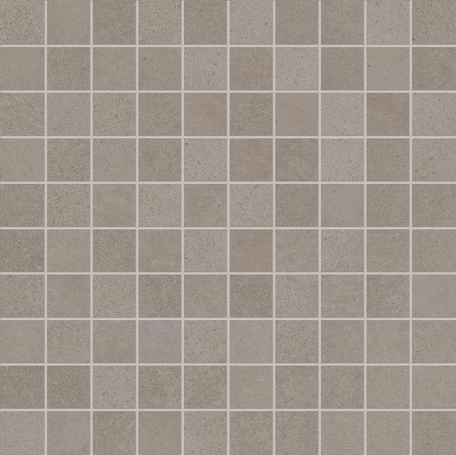 Мозаика Ergon Tr3Nd Mosaico Concrete Smoke EAVV, цвет коричневый, поверхность матовая, квадрат, 300x300