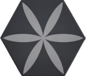 Керамогранит Heralgi Oslo Raido Black, цвет чёрный, поверхность матовая, прямоугольник, 173x200