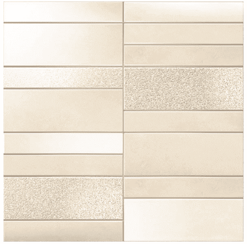 Керамическая плитка Ibero Intuition Sand Mosaico, цвет бежевый, поверхность глянцевая, квадрат, 300x300