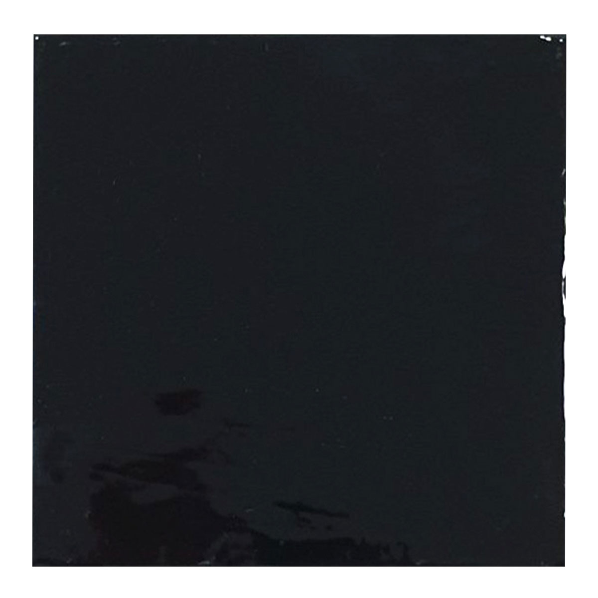 Керамическая плитка El Barco Patine Negro, цвет чёрный, поверхность глянцевая, квадрат, 150x150