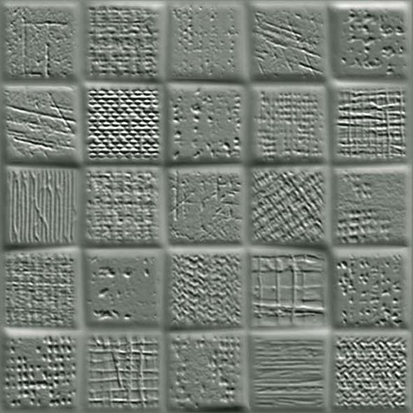 Мозаика Sartoria Tsquare Fresh Thyme TTTSM07N, цвет серый, поверхность матовая, квадрат, 316x316