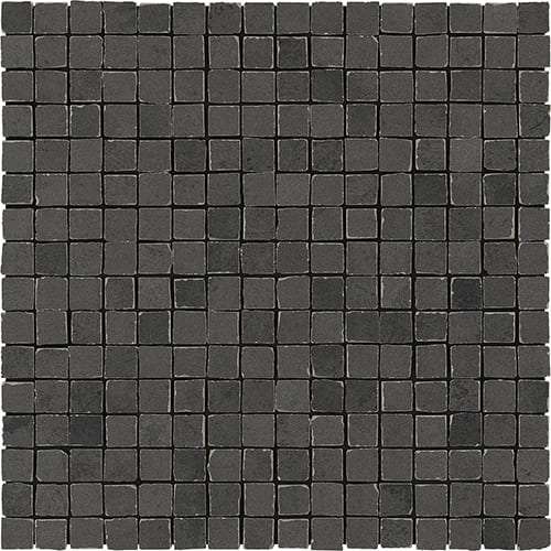 Мозаика La Fabbrica Hurban Mosaico Spaccatella Graphite 177314, цвет чёрный, поверхность матовая, квадрат, 300x300