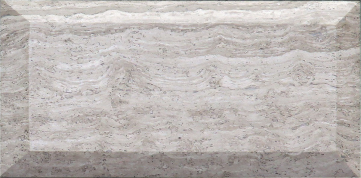 Керамогранит Natural Mosaic Brick BRI-032, цвет серый, поверхность полированная, кабанчик, 75x150