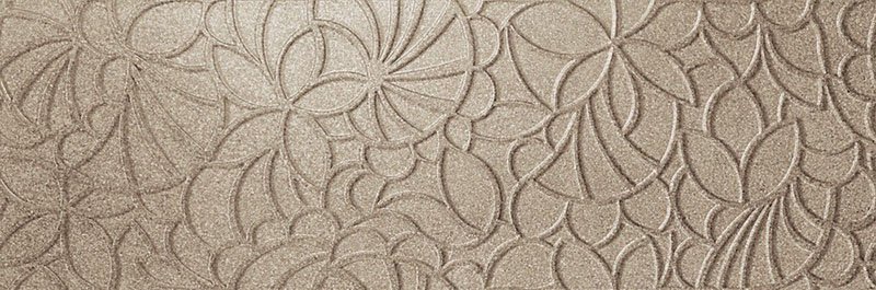 Керамическая плитка Benadresa Decor Polis Trendy Noce, цвет коричневый, поверхность матовая, прямоугольник, 333x1000