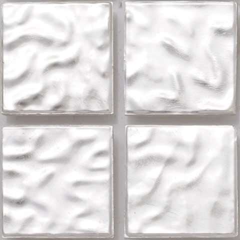 Мозаика Alma Mosaic GM04, цвет белый, поверхность глянцевая, квадрат, 200x200