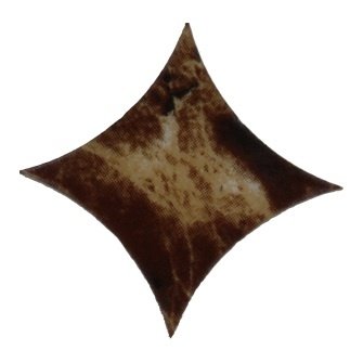 Вставки Infinity Emperador Octagonal Taco Marron, цвет коричневый, поверхность глянцевая, квадрат, 64x64