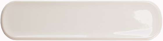 Керамическая плитка Wow Aquarelle O Vapor 129085, цвет белый, поверхность глянцевая, круг и овал, 75x300