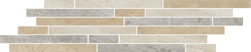 Декоративные элементы Paradyz Teakstone Listwa Mix Paski, цвет разноцветный, поверхность матовая, под кирпич, 148x710