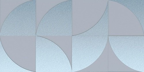 Вставки Creto Pastel Slice ND_D0015, цвет серый голубой, поверхность матовая, прямоугольник, 300x600