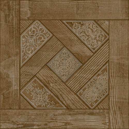 Керамическая плитка Estile Arles Wengue, цвет коричневый, поверхность матовая, квадрат, 450x450