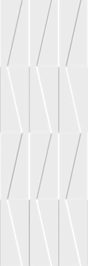 Керамическая плитка Paradyz Tel Awiv Bianco Struktura C, цвет белый, поверхность матовая, квадрат, 298x898