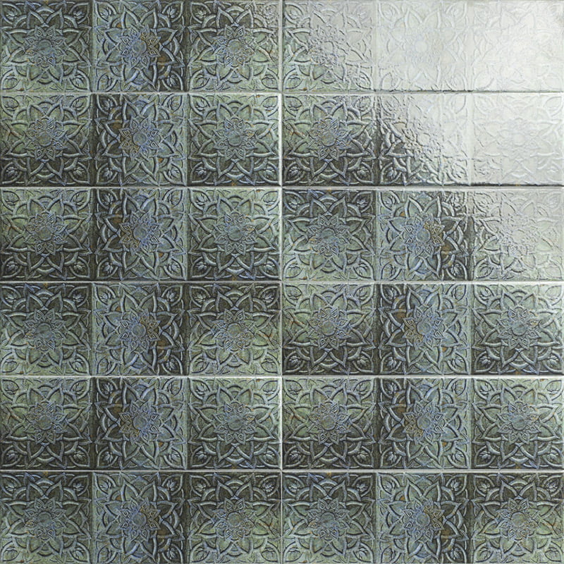 Декоративные элементы Mainzu Bellagio Stampatto, цвет синий, поверхность матовая, прямоугольник, 100x300