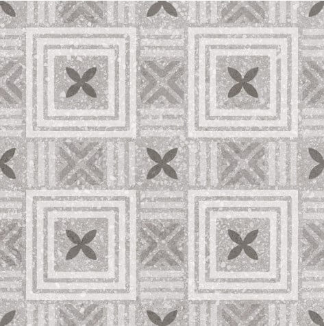 Декоративные элементы Equipe Micro Canvas Promise Grey 23546, цвет серый, поверхность матовая, квадрат, 200x200