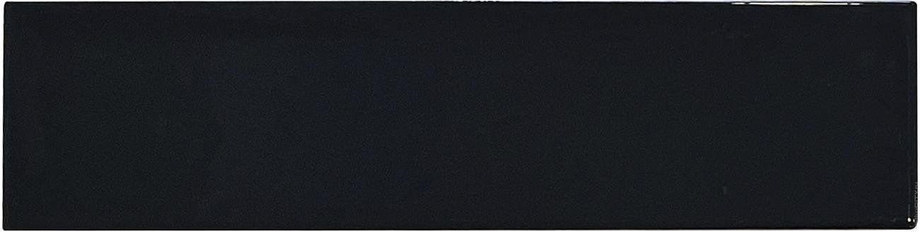 Керамическая плитка Decocer Liguria Black, цвет чёрный, поверхность глянцевая, прямоугольник, 75x300