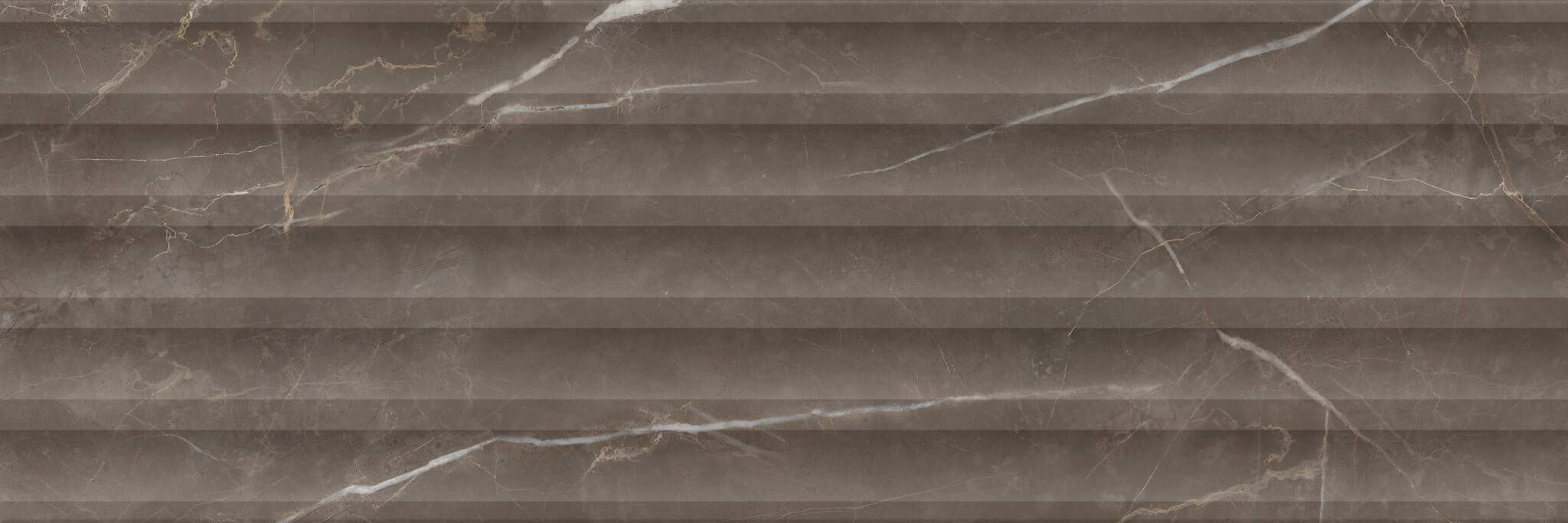 Керамическая плитка Cifre Relieve Venetian Pb Rect Br Nature, цвет серый, поверхность глянцевая, прямоугольник, 300x900