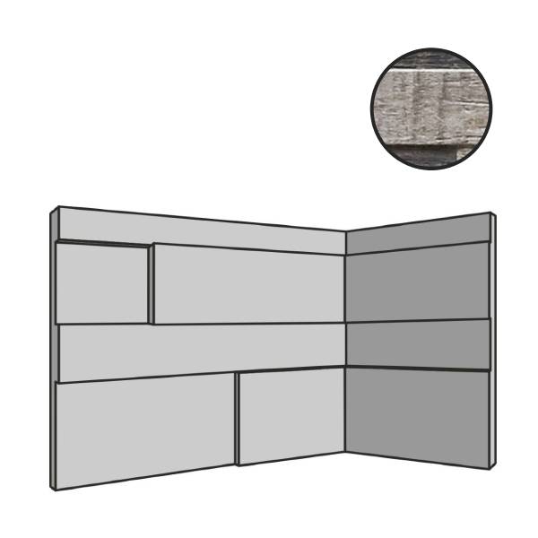 Спецэлементы RHS Rondine Inwood 3D Black Ang Int J87359, цвет серый чёрный, поверхность матовая, прямоугольник, 100x200